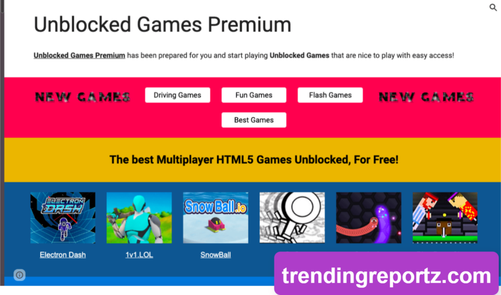Unblocked Games Premium: Top 10 Best Unblocked Games, Know How to Play 6 How to Access & Play Unblocked Games Premium